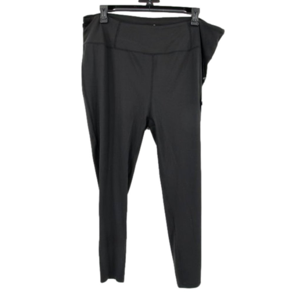 NWT Joy Mangano Black Leggings Clean Boss Performance Legging Size 2X